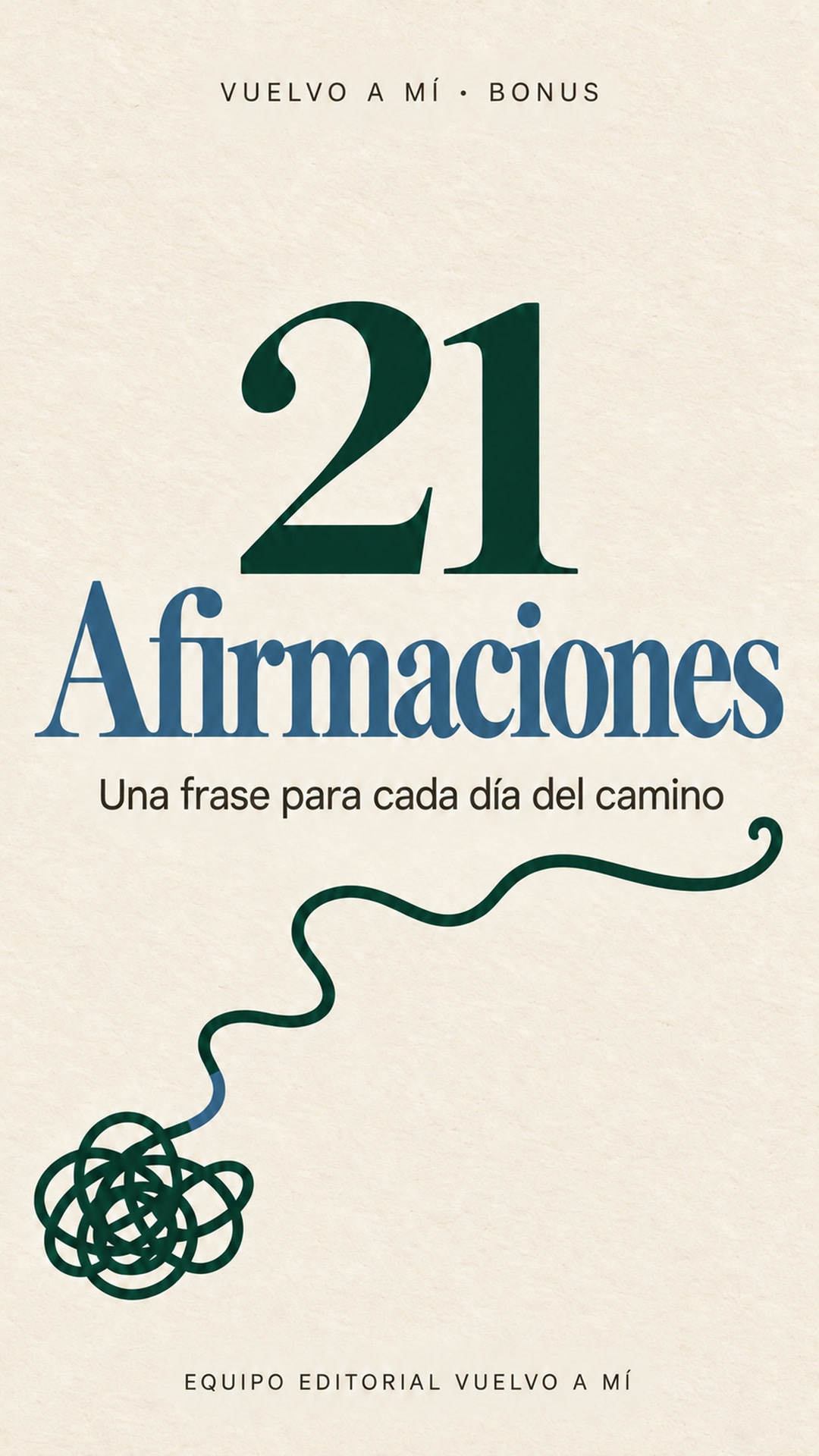 Portada de 21 Afirmaciones
